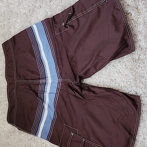 Old navy hybrid swim trunk size S brown (mb3) - Picture 4 of 6